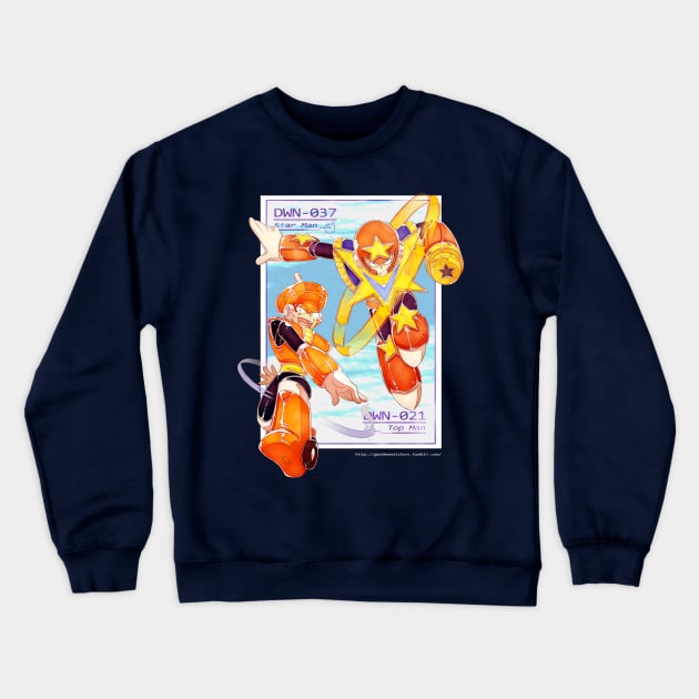 Top Spin x Star Crash! Crewneck Sweatshirt by YouWereIndicted